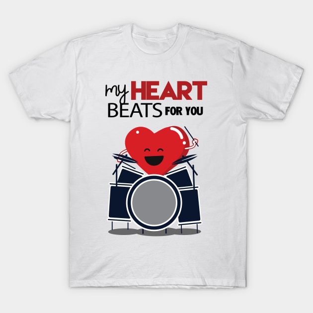 Heartbeat T-Shirt by downsign